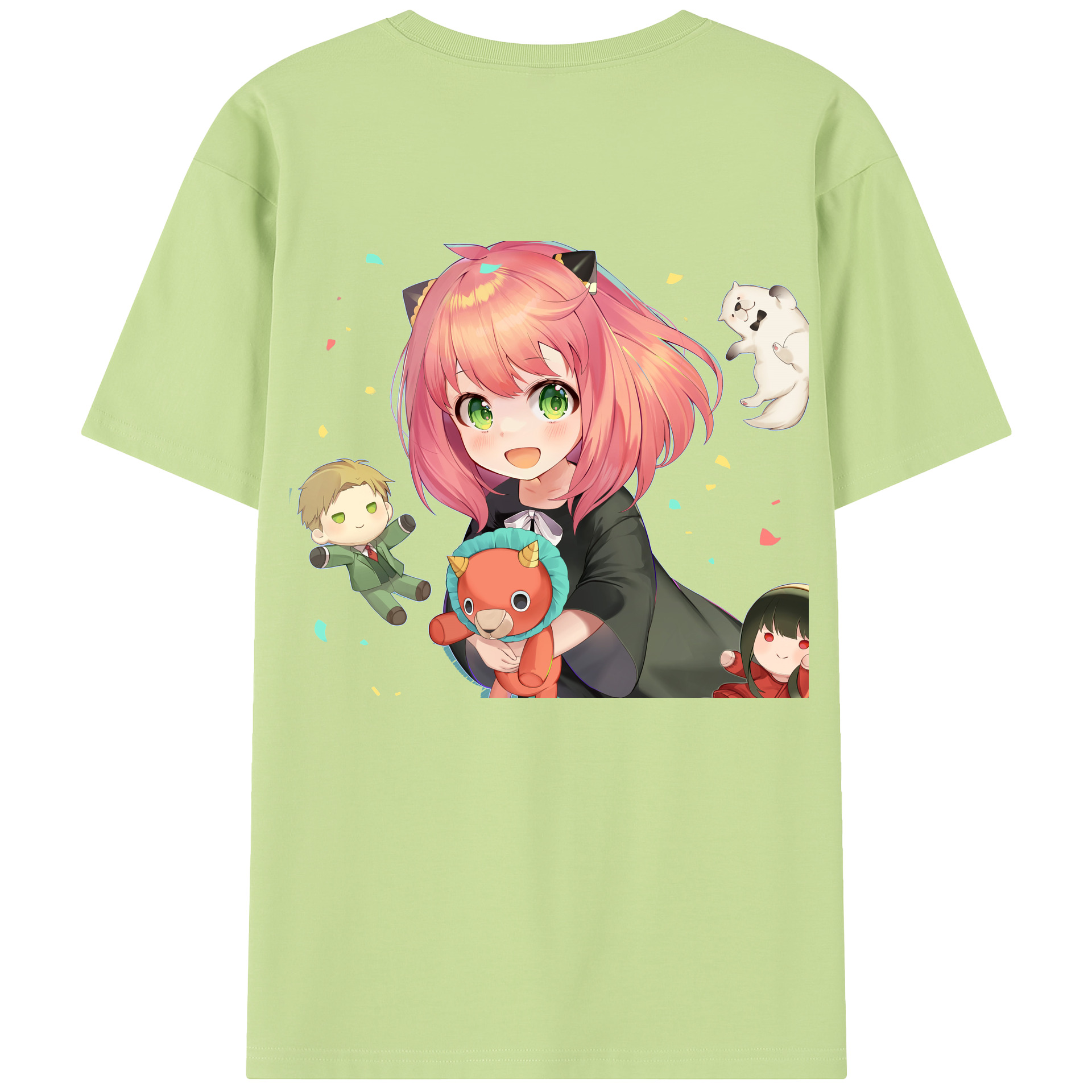 （画像用） SPY×FAMILY间谍家家酒 綿100％半袖Tシャツ（背面プリント）